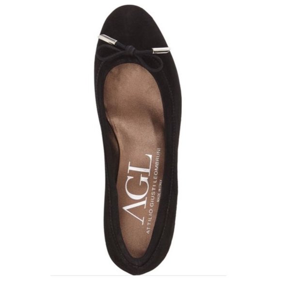 🆕 AGL Attilio Giusti Leombruni Kristin Block Heel Suede Pump Shoes 7.5 - Picture 3 of 11